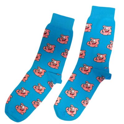 Schraansers sokken Blauw