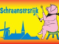 Heule grote Schraansersrijk vlag 3x2 m